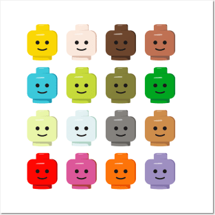 Lego Skin Tones Posters and Art